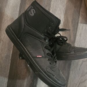 Vans Men’s Black High-Top Skate Sneakers